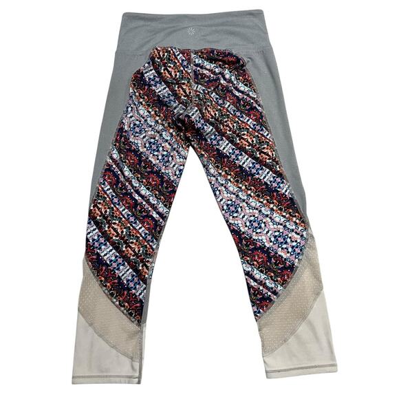 Athleta Nomad Salutation Capri‎ Activewear Leggings - Multi Colored - size S - Picture 3 of 9